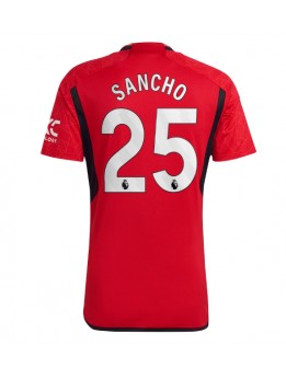 Manchester United Jadon Sancho #25 Domaci Dres 2023-24 Kratak Rukavima